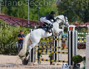 CHIAUDANI AMERICAN BLUE CampITA2013- S5 9073 : AMERICAN BLUE VAN EEKLELCHEM, CHIAUDANI NATALE, Campionati Italiani 2013, Cattolica, Horse Riviera Resort, foto di Stefano Secchi ©